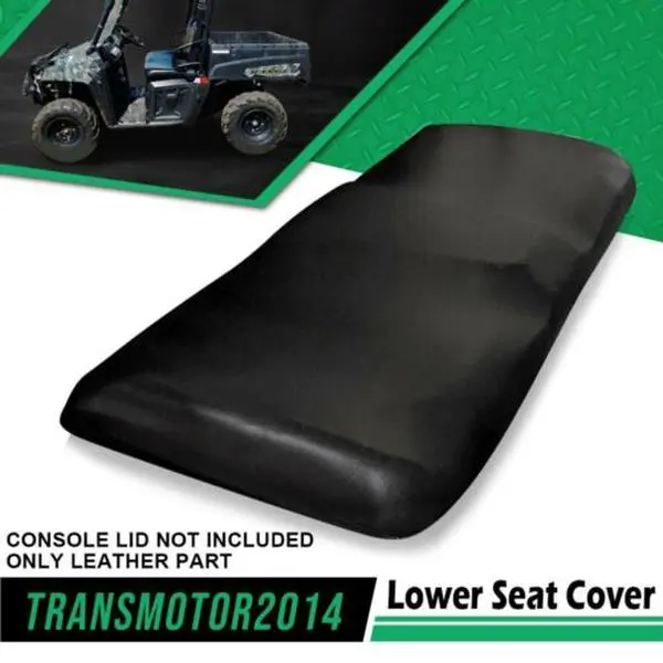 CROSSDESIGN New Automotive Leather Lower Seat Protector - Multi-Protection Car Interior Accessory Resisting Water, Grease & Oil for Polaris Ranger 400,500,570,800 & 2010-14 RZR 4x4 Midsize, Leather Seat