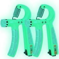 Glow-in-the-Dark Hand Gripper 2pcs/set