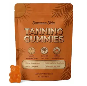 Tanning Gummies– Natural Looking Glow, Bronzing,– Watermelon Flavored