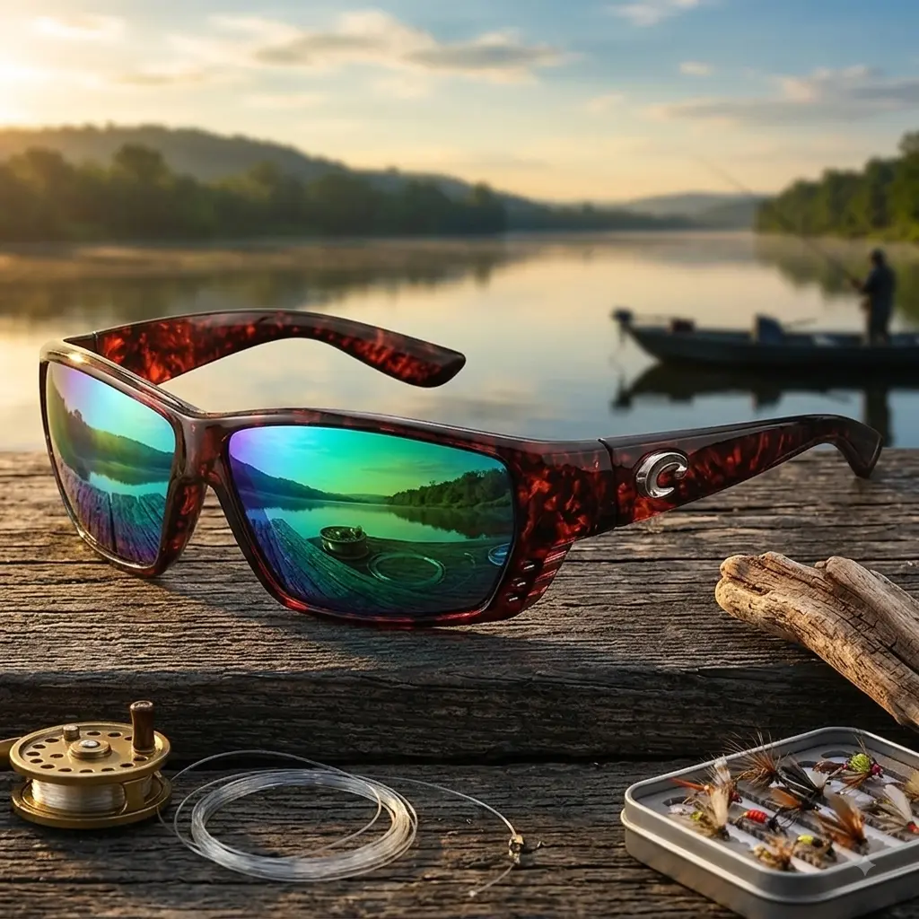 [Full Box] Costa Del Mar Sunglasses for Men Women, Polarized Fishing Glasses, UV Protection, Outdoor Sports Beach Eyewear