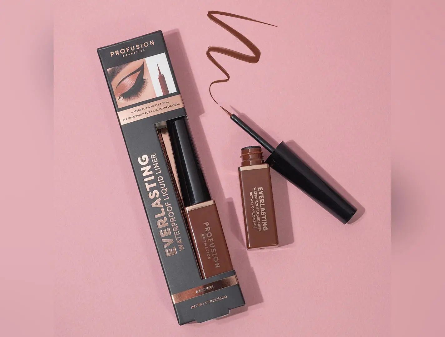 Everlasting Waterproof Liquid Liner - Brown