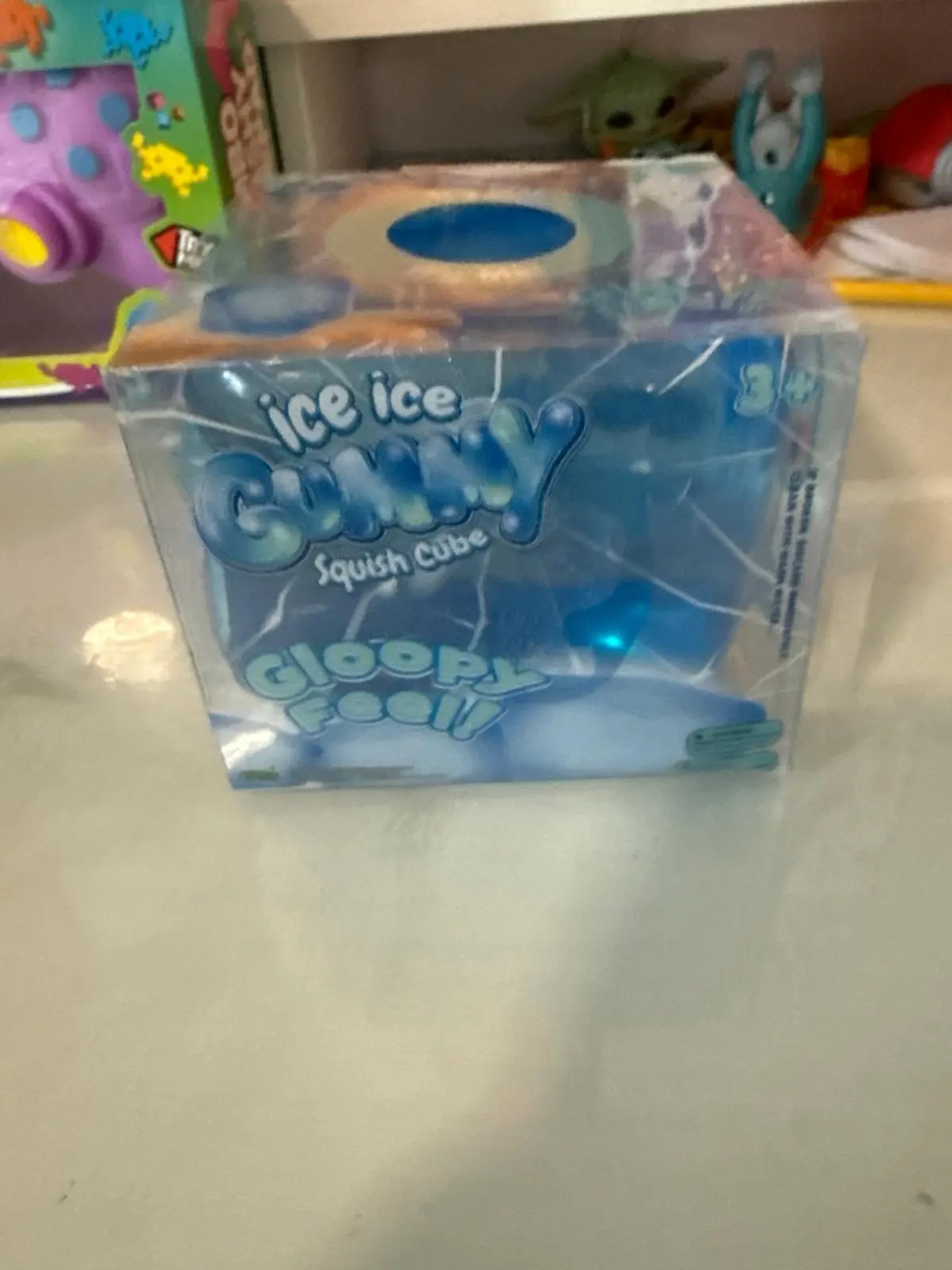 jumbo squishy ice ice gummy - squishy cube - stress relief toys