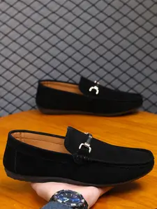 Men's Loafers Casual Slip-On Fisherman Shoes, Soft Sole Canvas Boat Shoes, Formal Dress Shoes, Comfortable All-Season Footwear