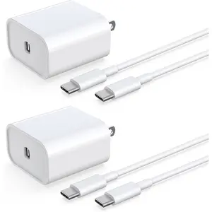 17 16 15 Charger   [2Pack] 33W Type-c Wall Charger  Charger Block with 6FT USB C to USB-C  for  17/17 Air/17 Pro Max/16/16 Plus/16 Pro Max/15 Pro Max/iPad Pro