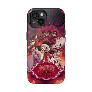 Helluva Boss Cool Shockproof Non Slip Protection Silicone Cover Two-In-One Drop-resistant Mobile Phone Case For iPhone17 16 15 14 13Pro Max Pro Plus and Samsung S25 24 23