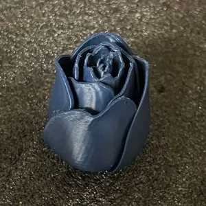 1 - 3D Printed Forever Flowers - Navy Blue, 3D Printed Design, Long-Lasting, Perfect for Any Occasion, Realistic Appearance