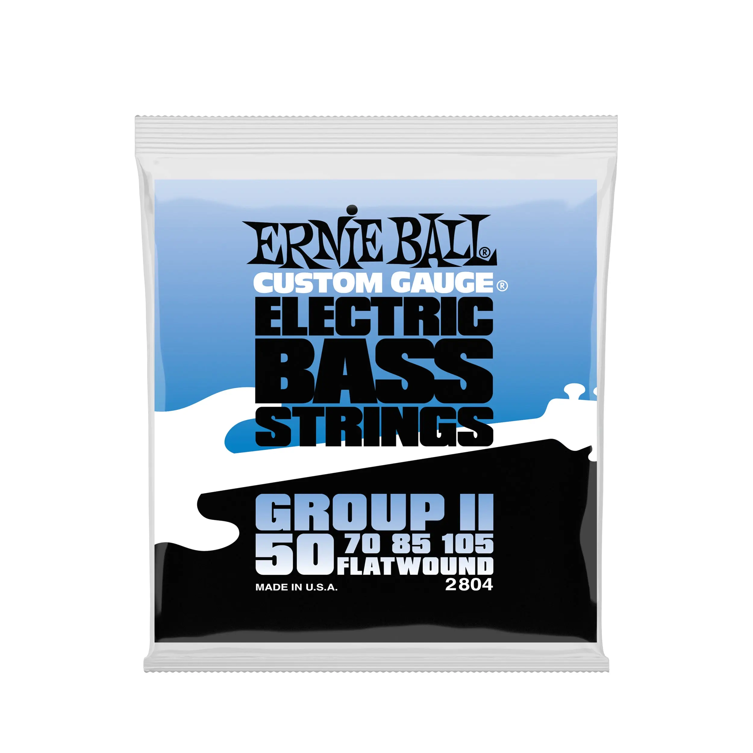 Ernie Ball Flatwound Group II Electric Bass Strings - 50-105 Gauge Ernie Ball Flatwound Group II Electric Bass Strings - 50-105 Gauge