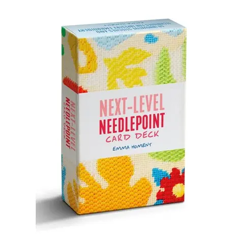 Next-Level Needlepoint Card Deck: 50 Innovative Stitches and Techniques for Tapestry Embroidery -- Emma Homent - Other