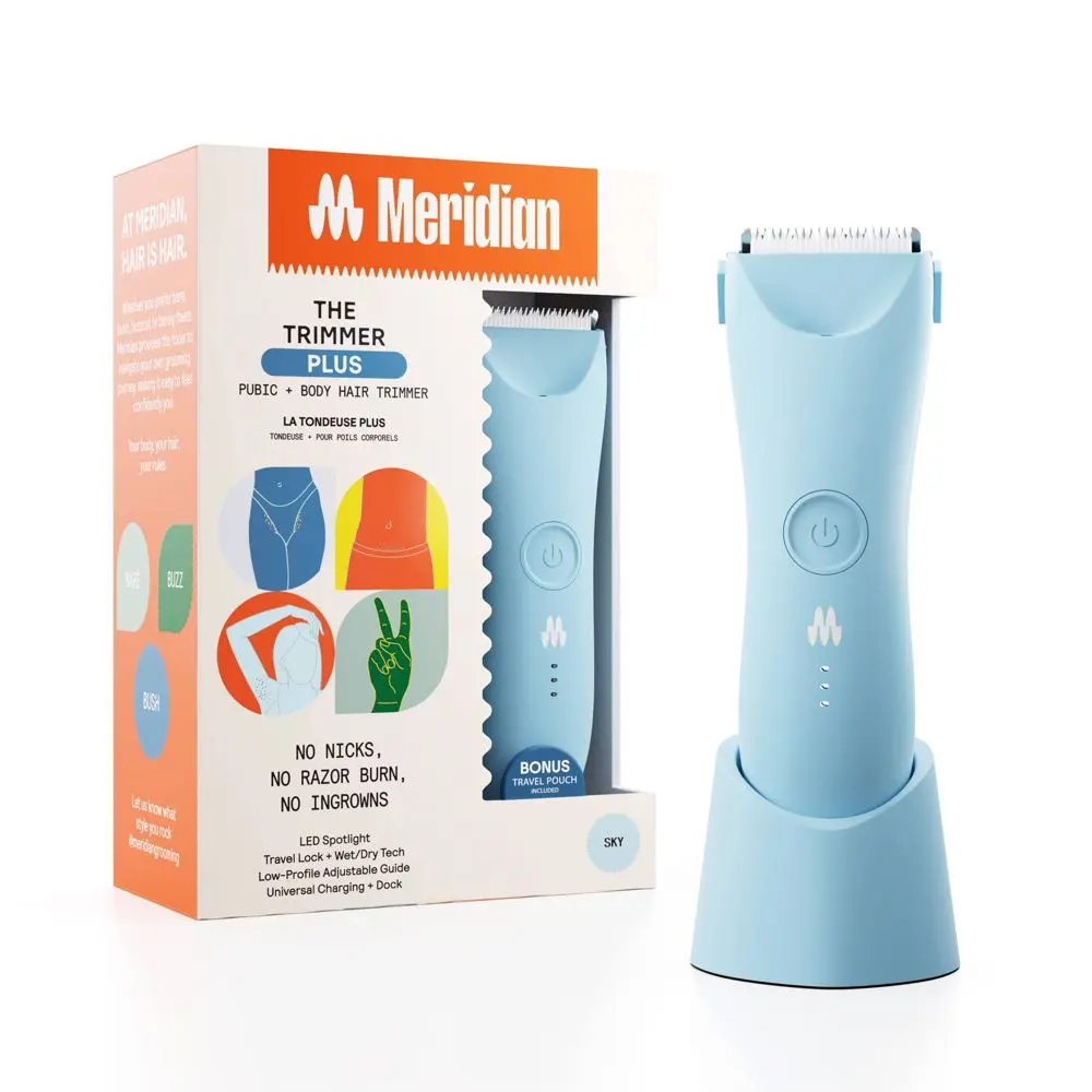Meridian by Lumin Trimmer Plus Bonus Pouch, Body Trimmer, Waterproof Trimmer