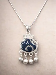 Trending Handmade Miao Embroidery Necklace Boho Tassel Pendant Butterfly Lucky Ethnic Jewelry