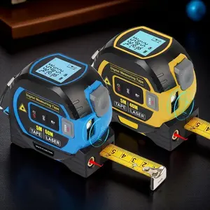 3 in 1 Digital Laser Rangefinder, Portable Handheld Laser Distance Meter, Professional Hand Measuring Tool for Home & Office