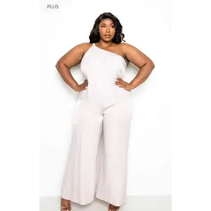 Sleeveless Sexy jumpsuit. Plus size Womenswear.