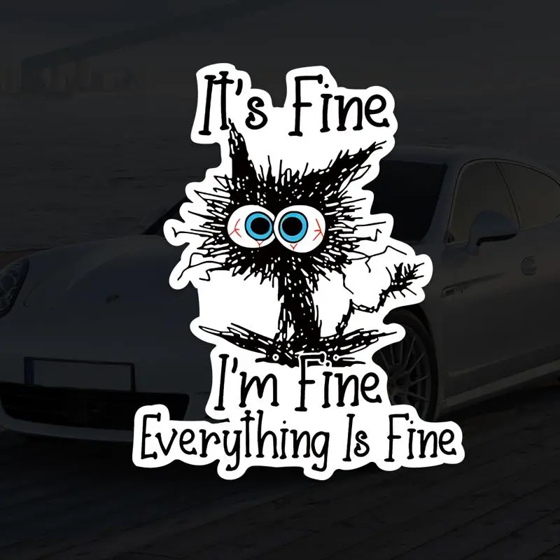 Funny Pattern Car Window Bumper Sticker, 1 Count Funny Cartoon Decal Sticker, Universal Decorative Sticker for Car Truck SUV Window Bumper, Car Decals