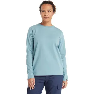Timberland PRO Women's Core Long Sleeve T-Shirt, Smoke Blue