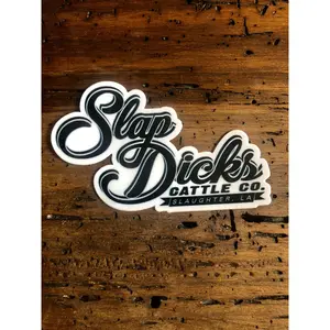 Slap Dicks Cattle Co. Signature Decal