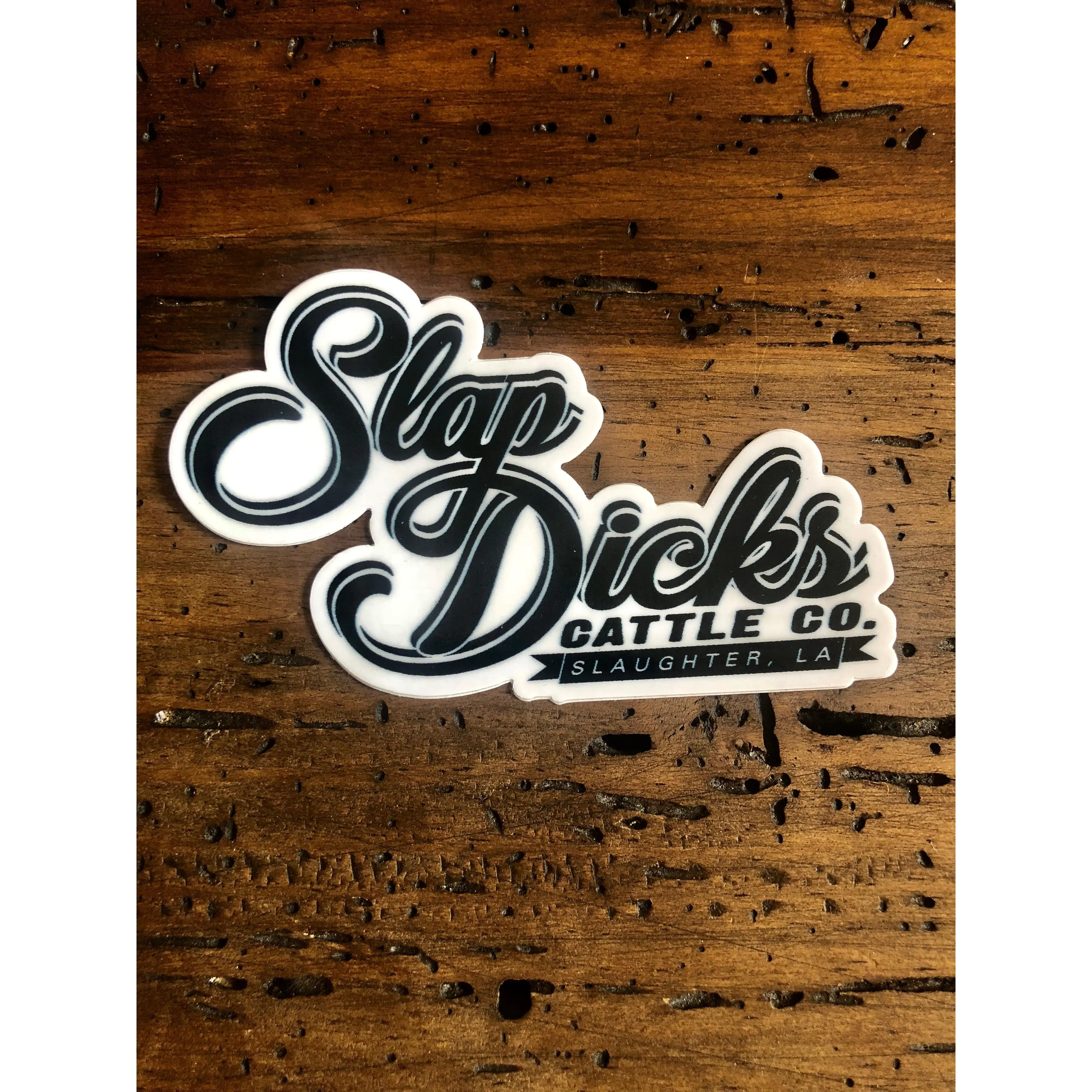Slap Dicks Cattle Co. Signature Decal