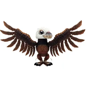 Prospect 3D - Soaring Skies 3D Printed Eagle Statue – 7" Tall, 14" Wingspan