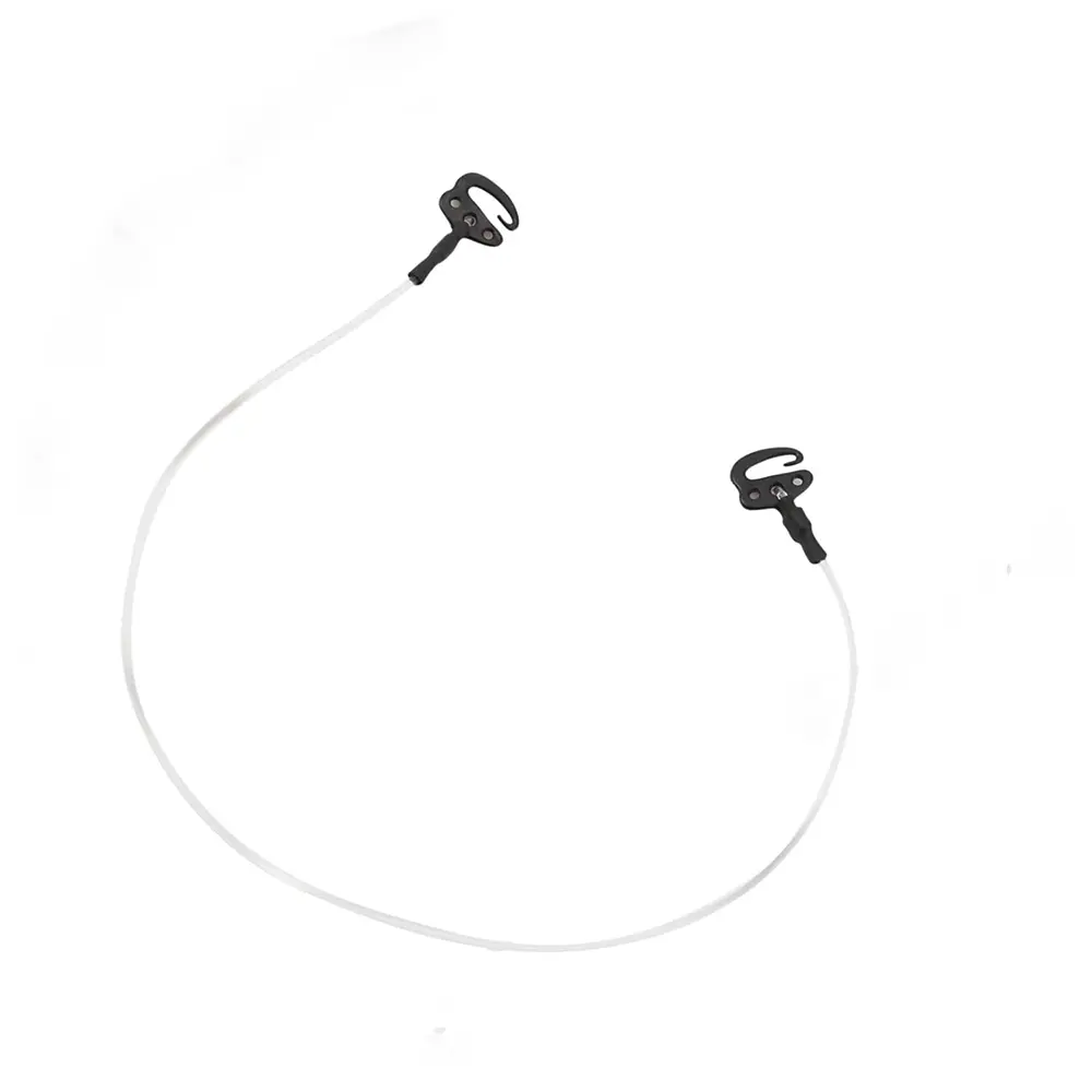 AISI HAIR Black Hair Extension Clips, Self-Adhesive for Fish Wire & Synthetic Extensions with Invisible Elastic Wire for a Natural Look, Fishing, Clip Hair Extensions