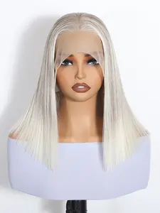 Large Area Lace Front Wig, Glueless Frontal Wig, Lace Frontal Wigs, Straight Hair, Free Parting Design, High-Quality Natural Look, Suitable for Women