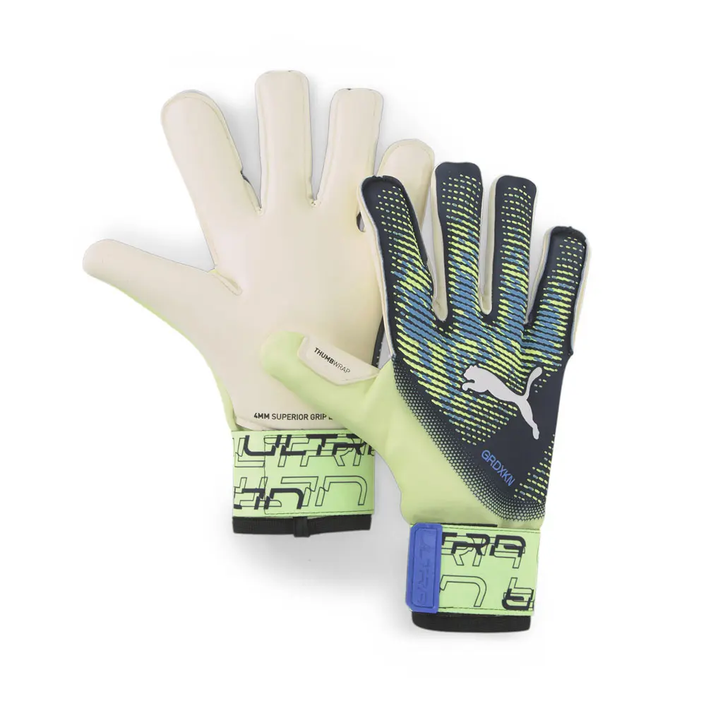 PUMA Mens Ultra Grip 1 Hybrid Goalkeeper Gloves - Yellow PUMA Mens Ultra Grip 1 Hybrid Goalkeeper Gloves - Yellow