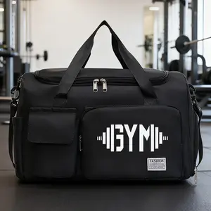 Multifunctional Gym Travel Bag, Large Capacity Nylon Backpack, Lightweight Handbag for Fitness, Sports, Short Trips