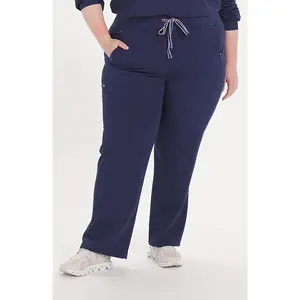 District High Waisted 6-Pocket CORE Scrub Pant Fit Leg
