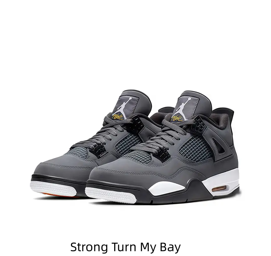 Grey White Black Tri-tone Retro Basketball Collectible Sneakers Breathable Mesh Panel Wear-resistant Rubber Outsole Understated Color Block Limited Hobby Collection Sneakers