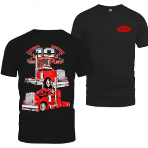 Peterbilt 10th Anniversary T-Shirt – Vintage Red Truck Graphic, Perfect Gift for Truckers and Diesel Fans, Men's Cotton Tee