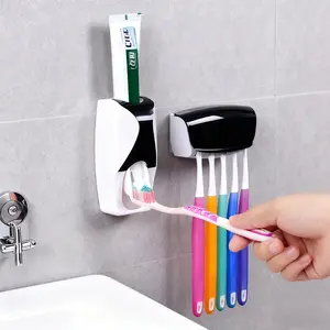 The ultimate bathroom storage solution! 🦷 This 2-piece punch-free storage rack and automatic toothpaste dispenser provide hassle-free sterile storage and complete your family's dental needs – the perfect Christmas gift!