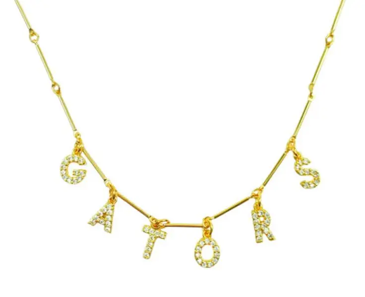 Gators Necklace - Rhinestone