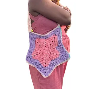 Supa Star Boho Crochet Bag Handmade