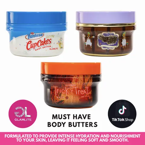Glamlite Body Butters - Moisturizing Cream for Daily Hydration and Comfort