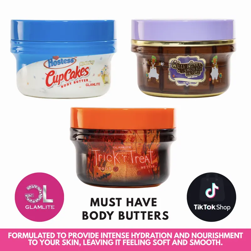 Glamlite Body Butters - Moisturizing Cream for Daily Hydration and Comfort