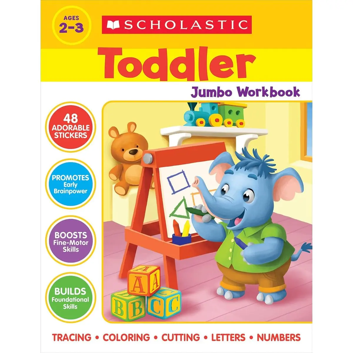 Scholastic Toddler Jumbo Workbook Paperback – January 1, 2021