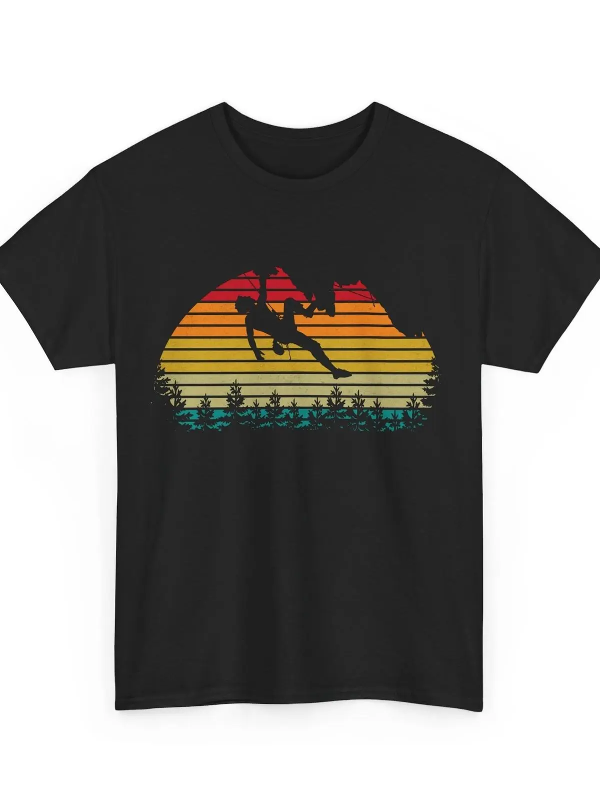 Climbing Shirt, Rock Climbing Lovers Climber Shirt, Climb Men T-shirt Cotton Casual