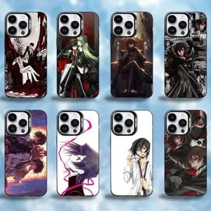 Stylish Anime C-Code Geass Phone Case For iPhone 17/16/15/14/13/12/11/Pro/ProMax/Plus/Air/Xsmax/E, nti-Drop Matte Back Cover, Shockproof Cover, Daily Use Case, Manga Merchandise, superior quality, Lightweight Cover, Trendy Gift for Christmas And Birthday