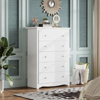 5-Drawer White