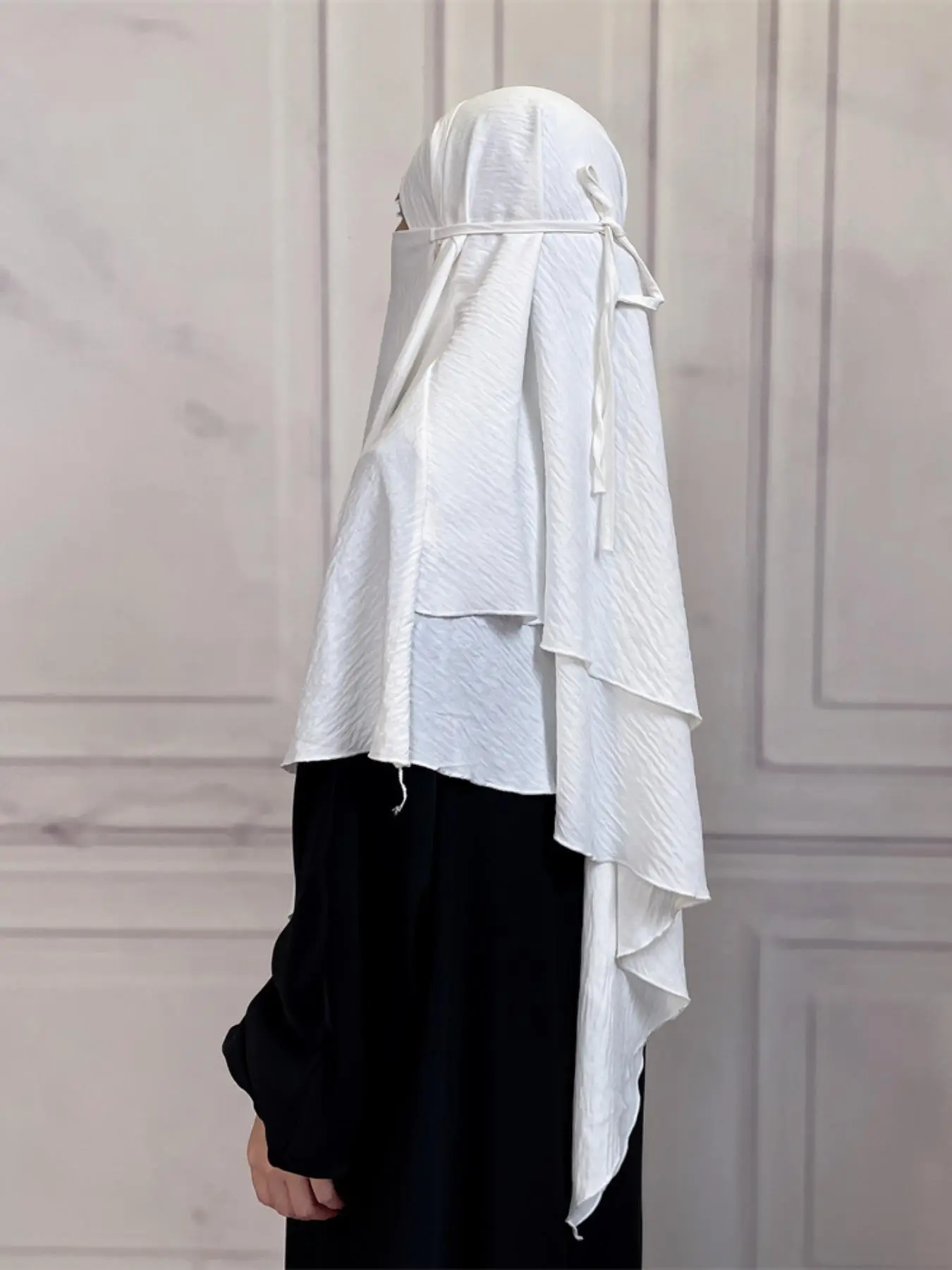 Women's Solid Color Khimar, Modest Fashionable Khimar for Women, Elegant All-match Fashion Accessories for Daily Wear