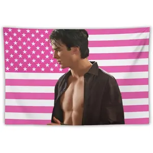 Damon Tapestry Salvatore Flag Poster – Decorative Wall Art for Dormitory, Living Room, Bedroom, Indoor and Outdoor Decoration