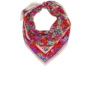 Essentiel Antwerp Jaber Square Scarf in Combo1 Fire Glow