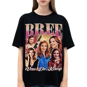 Vintage 2000s Bree Van De Kamp Homage T-shirt for Fans of Desperate Housewives TV Show Tshirt Casual Shortsleeve Cotton Fit