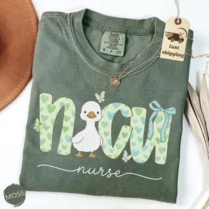 Comfort Colors Nicu Nurse Goose Shirt Neonatal Nurse Tee Nicu Nurse Gift Goose Lovers Gifts Pediatric Nurse Tee Goose Nicu Nursing Students