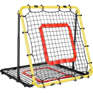 Baseball and Softball Rebounder Net,Baseball Rebounder,Volleyball Rebounder,Pitch  Net,Multi-  Rebound Screen,with Pitching Target,Easy Adjustable Angles