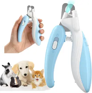 safe toenail trimmer cordless quiet dog trimmer dog nail clipper cat nail clipper with LED light  see the quick bloodline home pet grooming