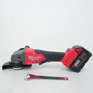Milwaukee 125mm Brushless Angle Grinder Kit With Battery Charger For Rebar Cutting A 8500 Rpm Paddle Switch  professional grade ideal tool