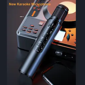 Wireless microphone ,Karaoke Mic,live sound card Bluetooth,home portable home special speaker, integrated electromechanical,Rechargeable,  Karaoke Mic with USB Charging for Parties, Weddings, Meetings & Church Wireless Mics for Singing,Home KTV Outdoor