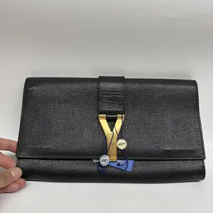 Pre-owned Calfskin Crossbody Bags Saint Laurent Y LIine Clutch