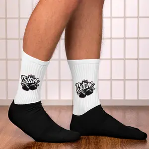 Boxing Glove Graphic Crew Socks