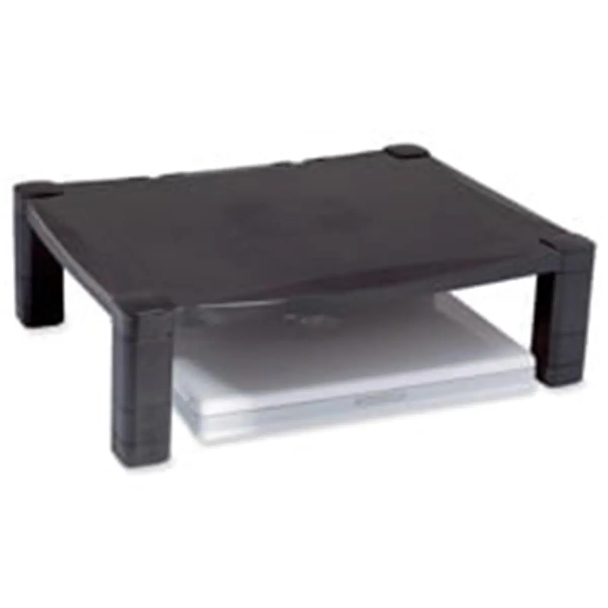 212 MAIN Adjustable Height Monitor Stand with Cable Management, No Drawer, Black, Computer Accessories, Adjustable Three-Height Platforms & Stands, Ergonomic Adjustable Platforms & Stands