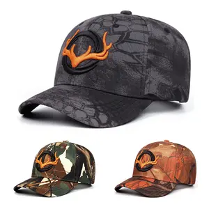 Men / Woman Adult Trucker Cap Digital printed deer antlers Embroidered Design Breathable Baseball Cap Outdoor Activity Adjustable Casual Wear Hats Travel Tourism Beach Holiday Hat